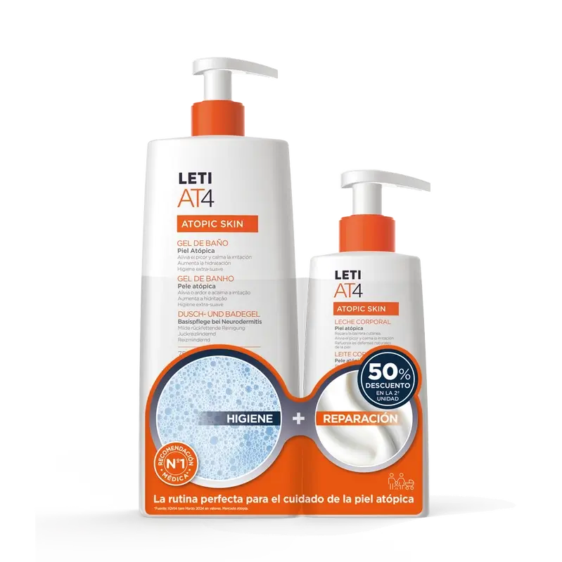 Letiat4 Routine Pack Gel 750 + Leite 250 Ml