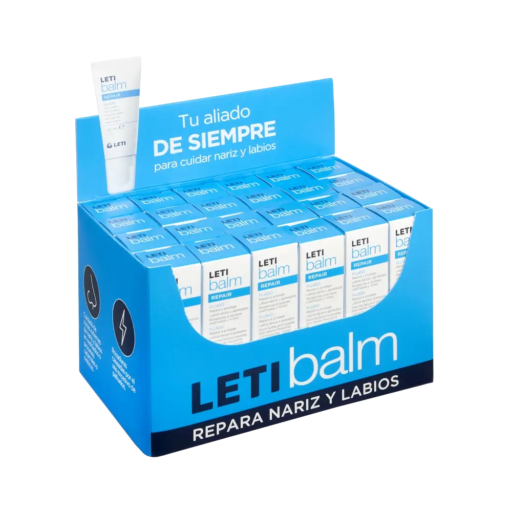 Letibalm Fluido Reparador Nariz e Lábios, 10 ml