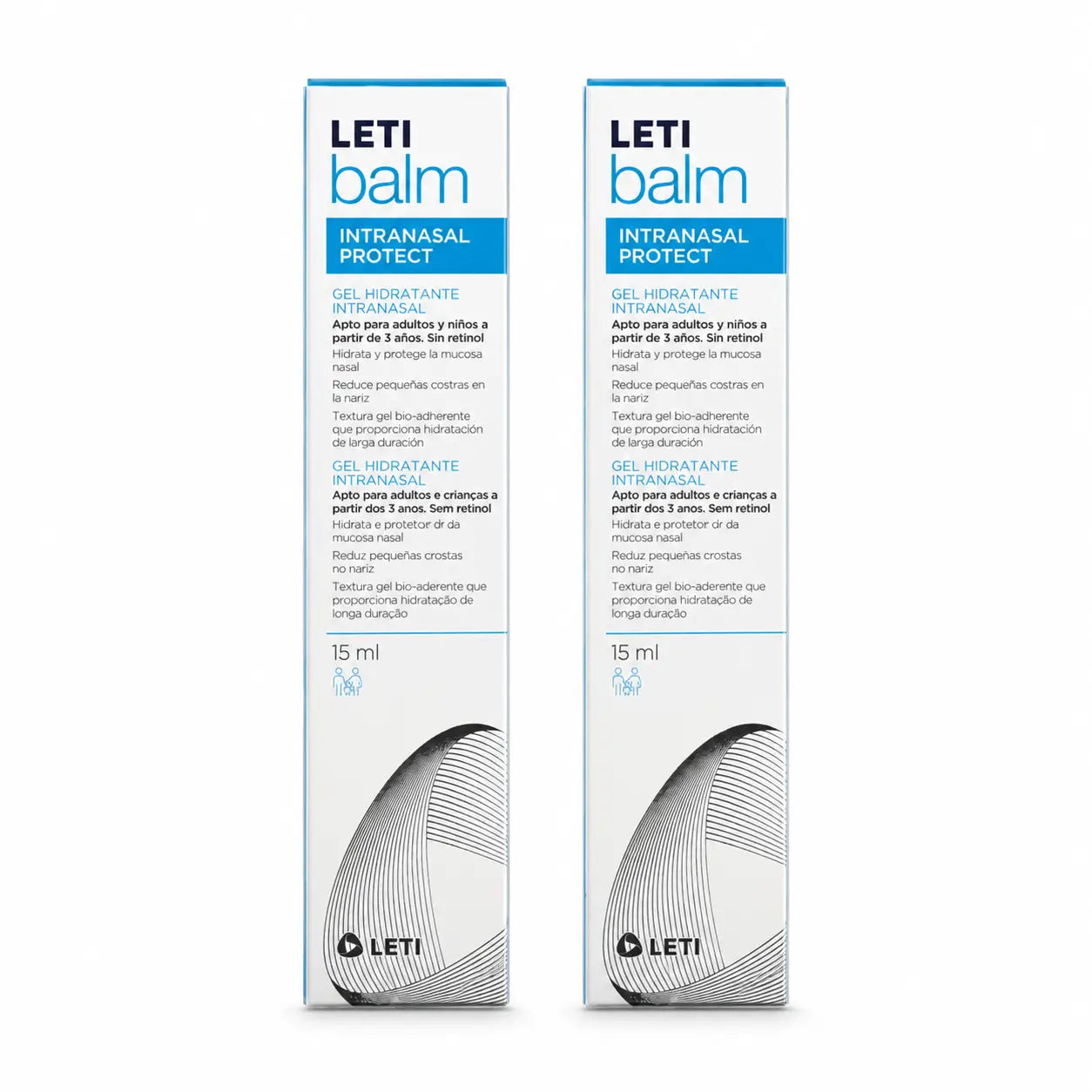 Letibalm Intranasal Protect, 15 ml, embalagem com 2 unidades
