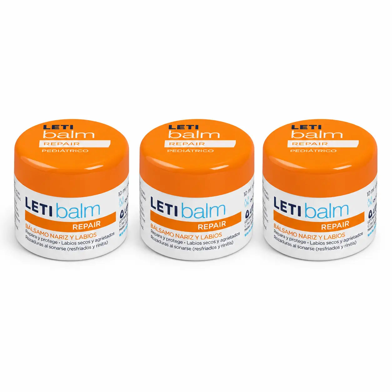 Letibalm Bálsamo Reparador Pediátrico, Nariz e Lábios, 10 ml embalagem 3