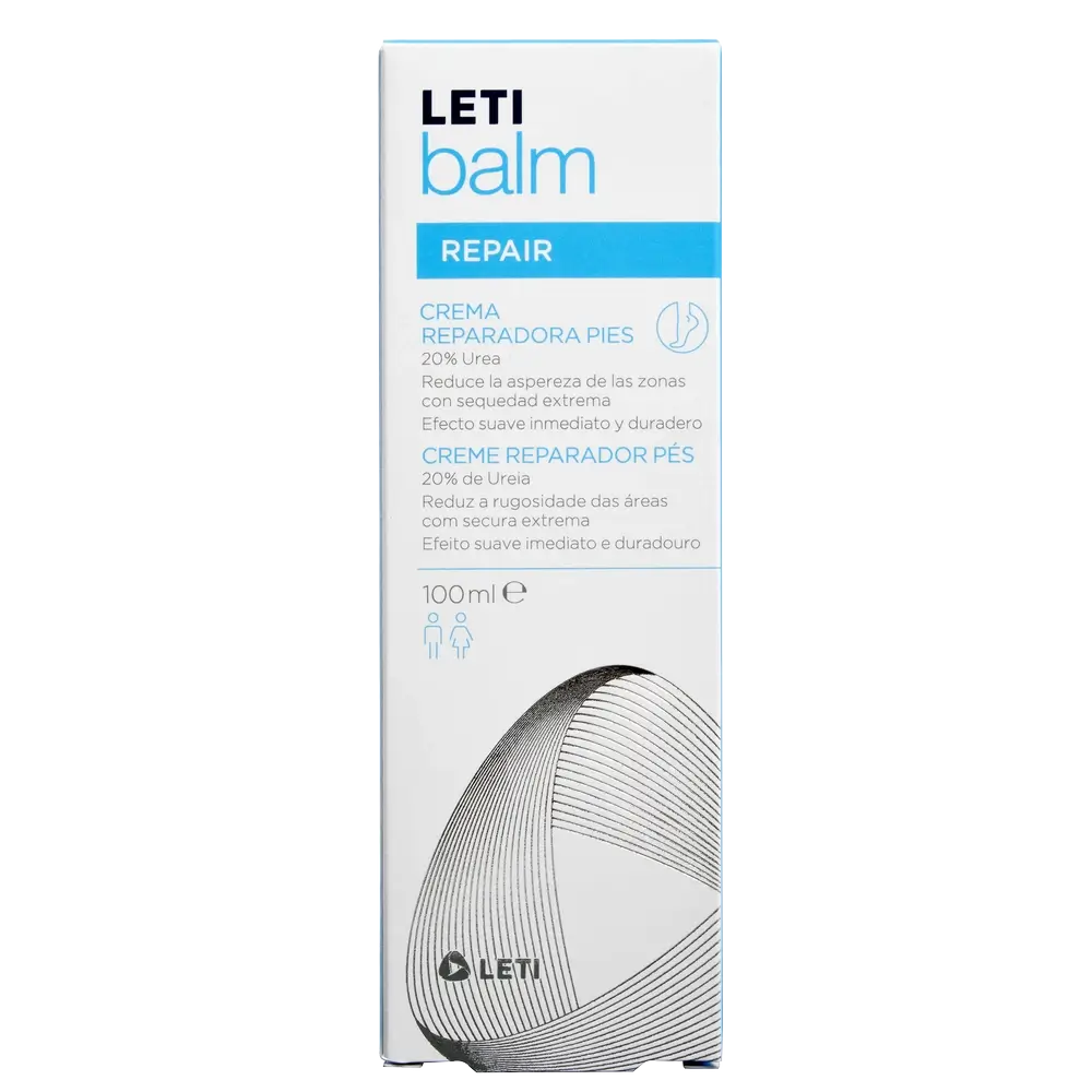 Letibalm Creme Reparador para os Pés, 100 ml