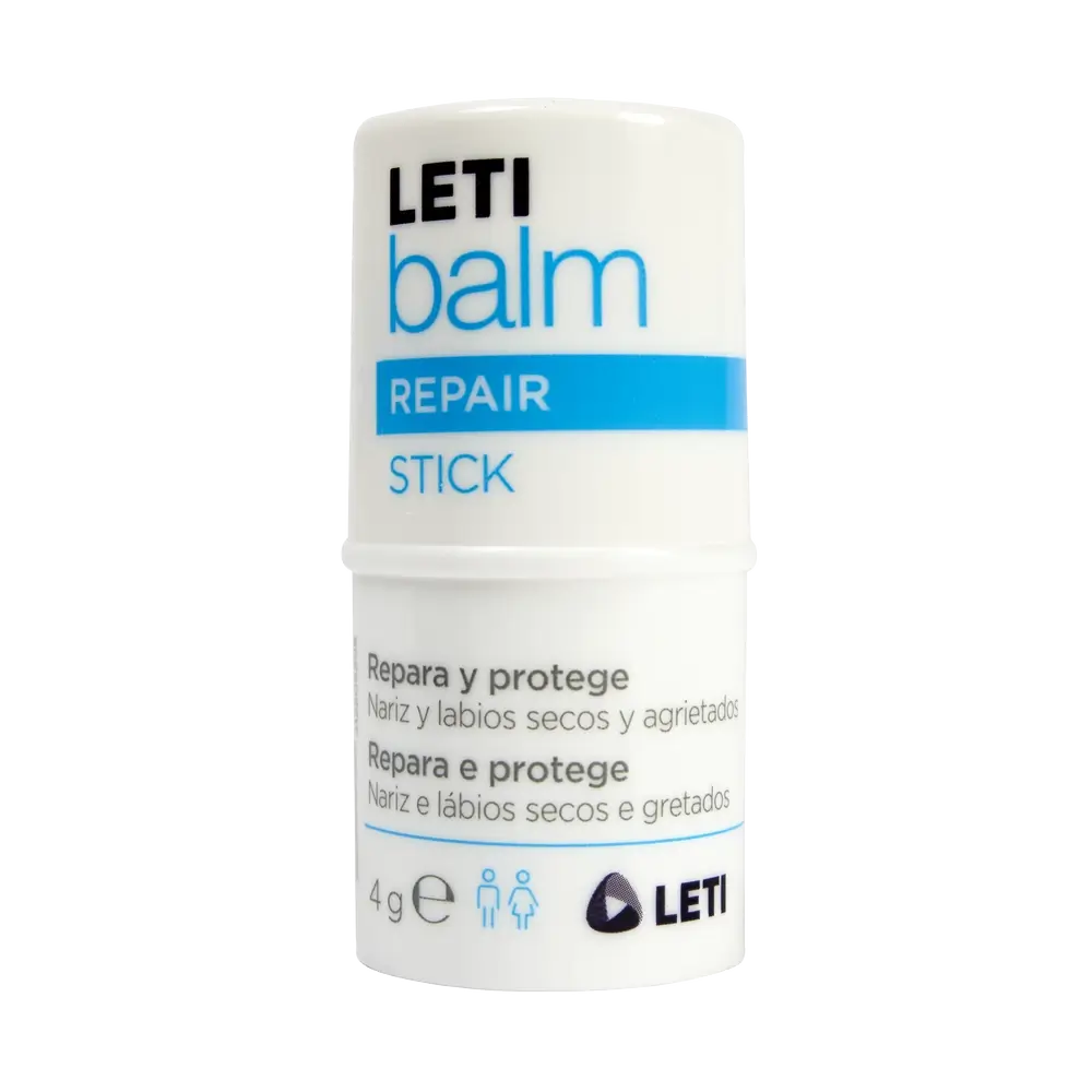 Letibalm Stick Reparador Nariz e Lábios, 4 g