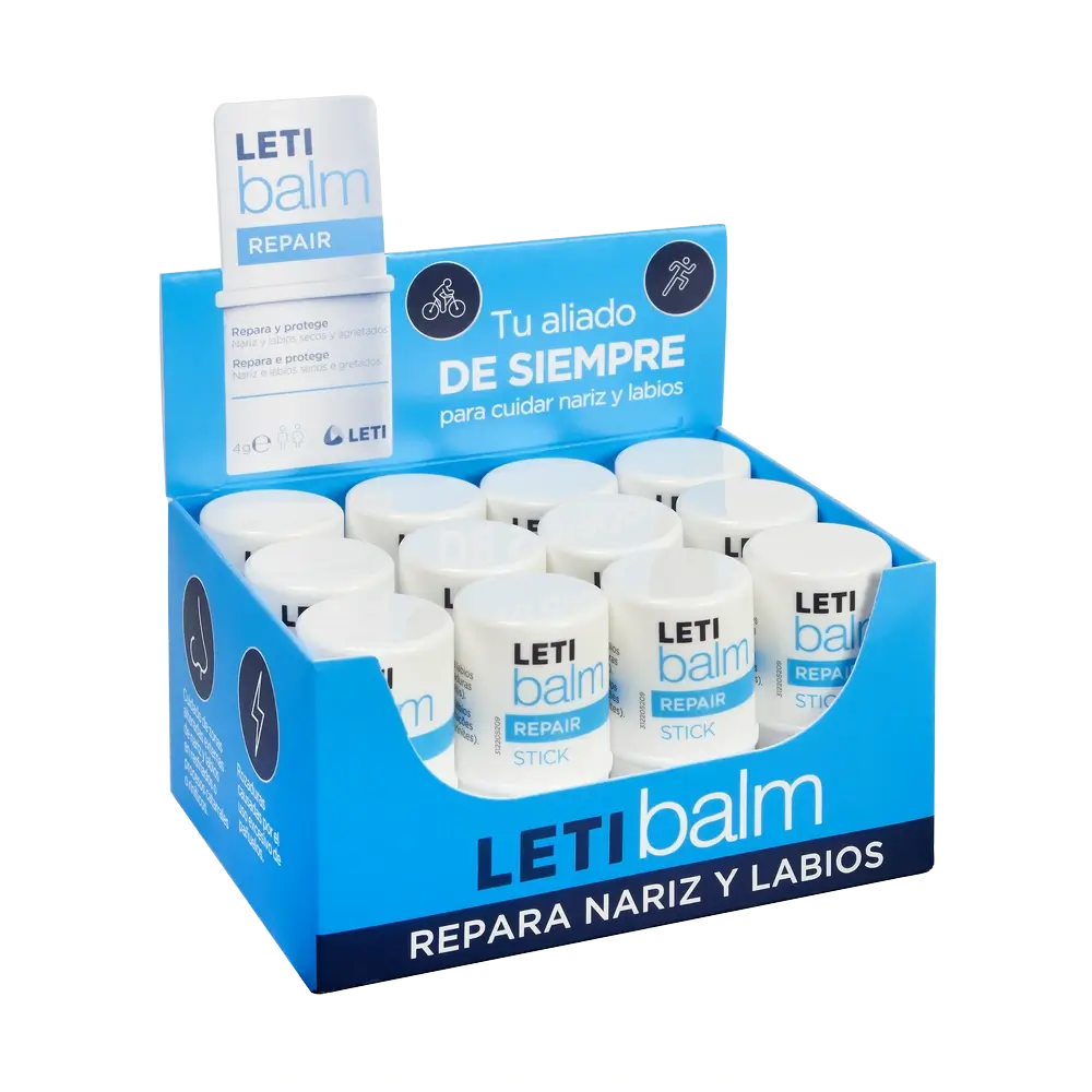 Letibalm Stick Reparador Nariz e Lábios, 4 g