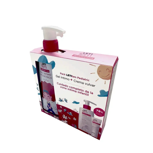 Pacote Letifem Gel Pediátrico 250 Ml + Creme Vulvar 30 Ml