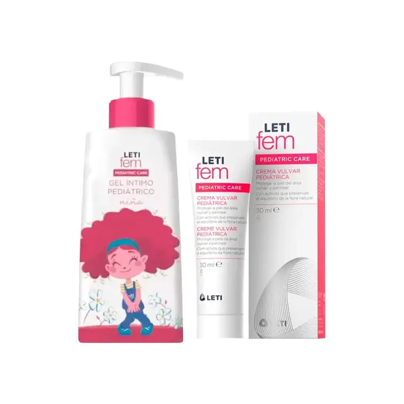 Pacote Letifem Gel Pediátrico 250 Ml + Creme Vulvar 30 Ml