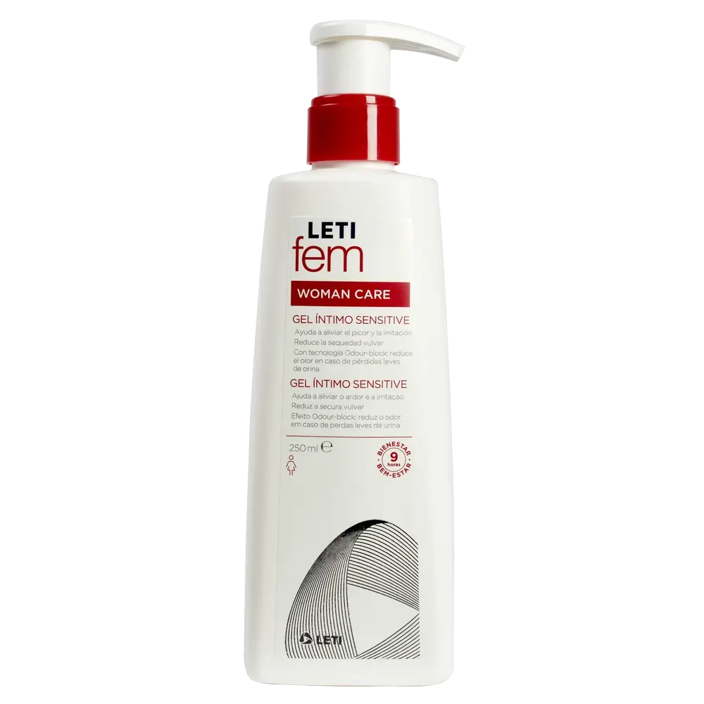 Letifem Woman Gel Íntimo Sensível, 250 ml