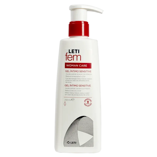 Letifem Woman Gel Íntimo Sensível, 250 ml