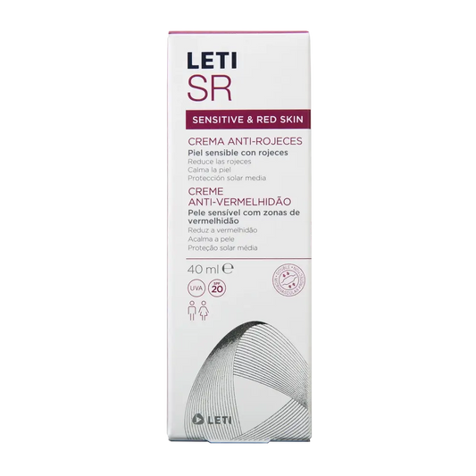 Leti SR Creme anti-vermelhidão, 40 ml