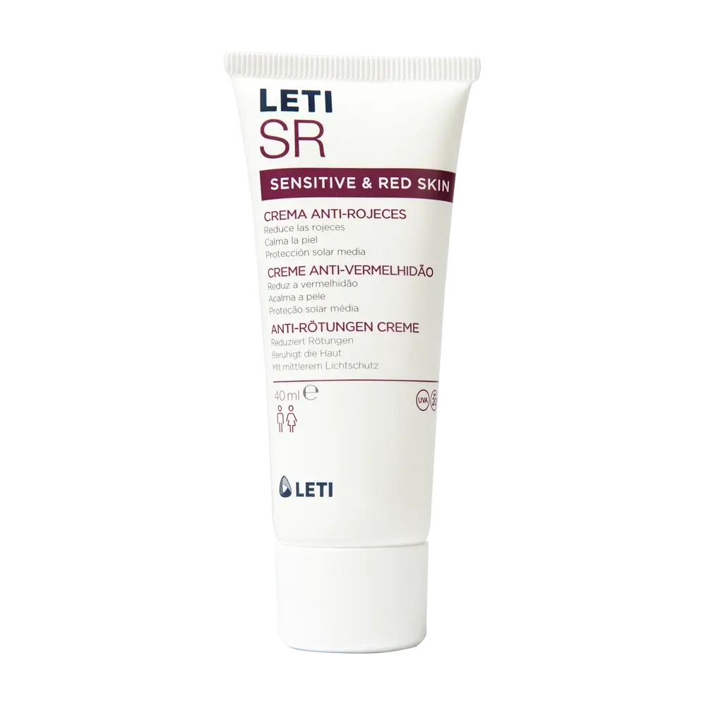 Leti SR Creme anti-vermelhidão, 40 ml