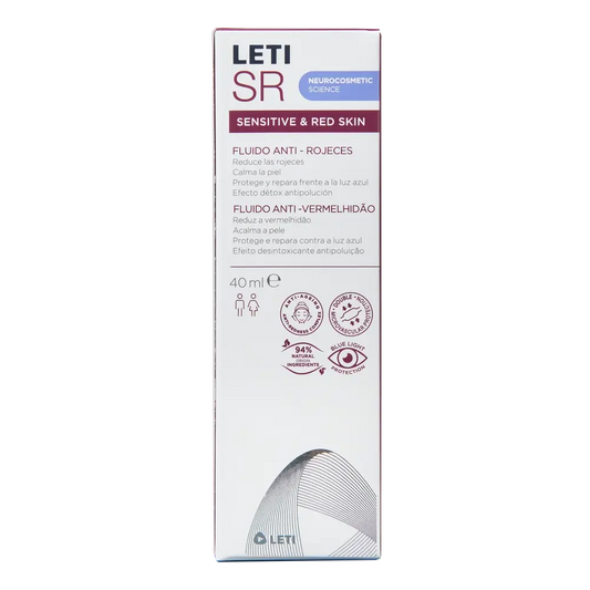 Leti SR Fluido anti-vermelhidão, 40 ml