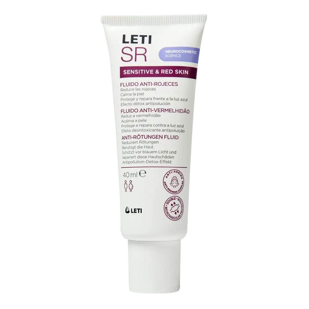 Leti SR Fluido anti-vermelhidão, 40 ml