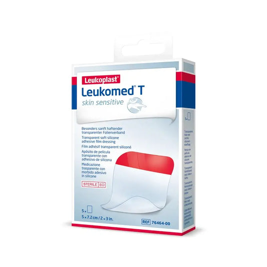 Leukoplast Leukomed T Skin Sensitive, 5 Cm X 7,2 Cm, 5 Pcs.