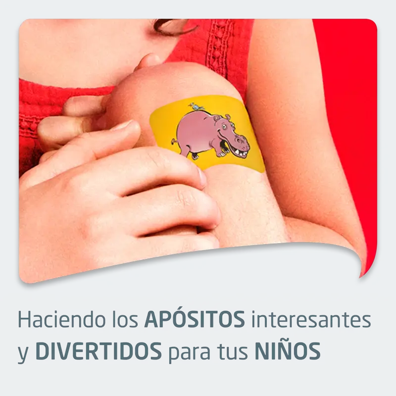 Jardim Zoológico Leukoplast Kids, 12 peças Sortido