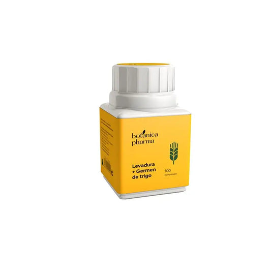 Levedura de cerveja Botanicapharma + Germe de trigo, 100 comprimidos 600 Mg