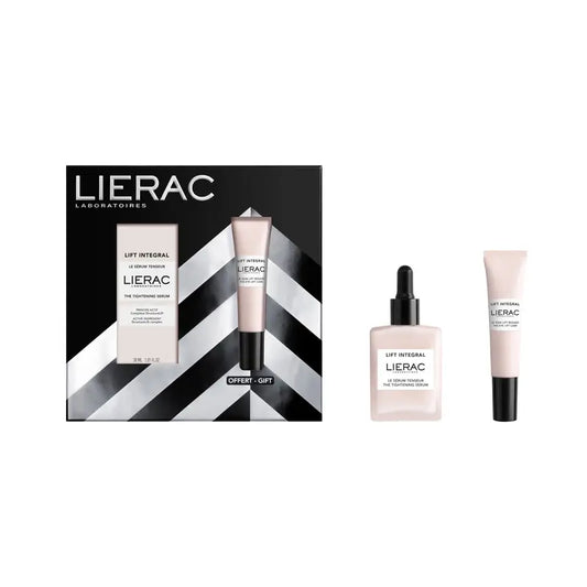 Caixa de oferta de Natal Lierac Lift Integral Serum Lift Eye Treatment 15Ml Conjunto de oferta