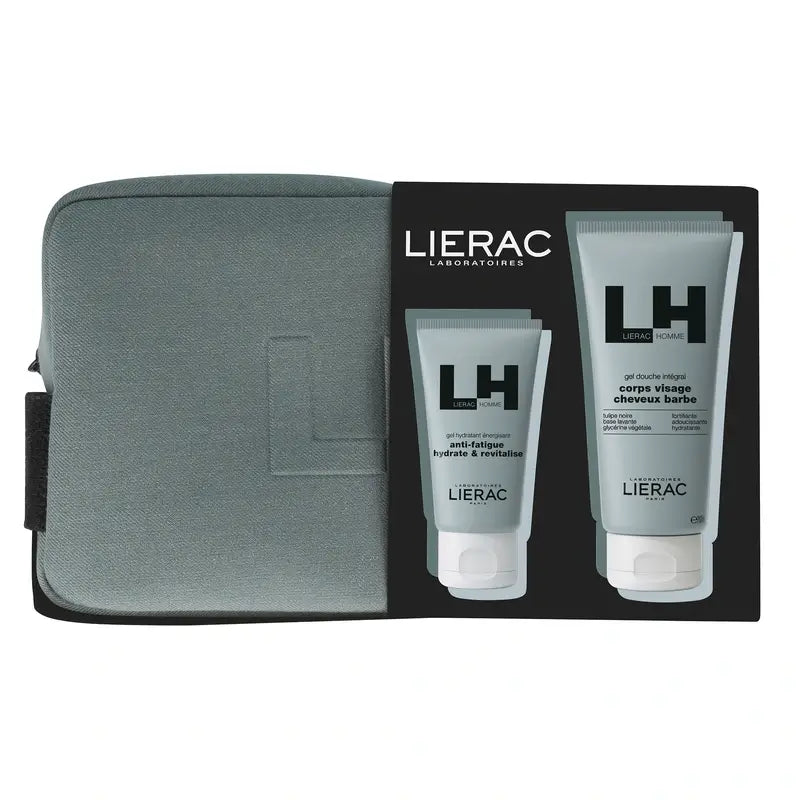 Lierac Homme Gel Hidratante Energizante 50ml + Gel de Duche, 200 ml