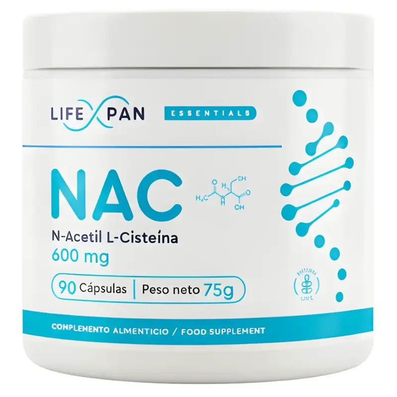 Lifexpan Nac 600 Mg N-Acetilcisteína , 90 cápsulas