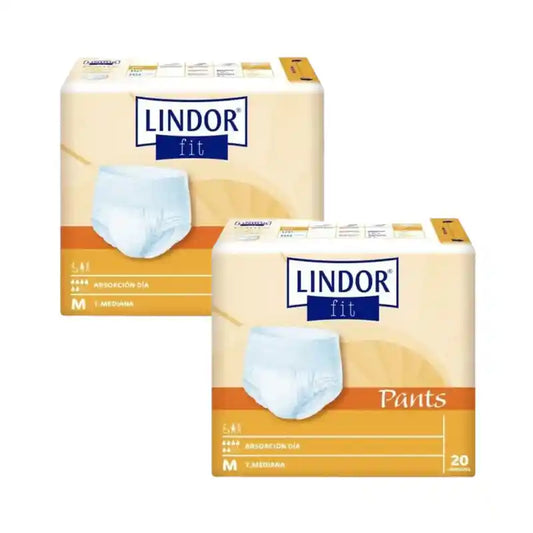 Fraldas Lindor Fit Pants Dia Tamanho M, 2X80 unidades