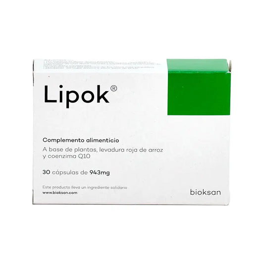Lipok Suplemento Alimentar, 30 Cápsulas