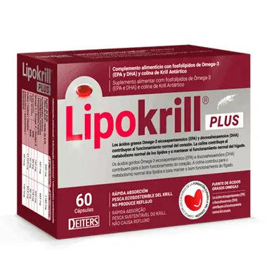 Lipokrill Plus Suplemento Alimentar 60 cápsulas