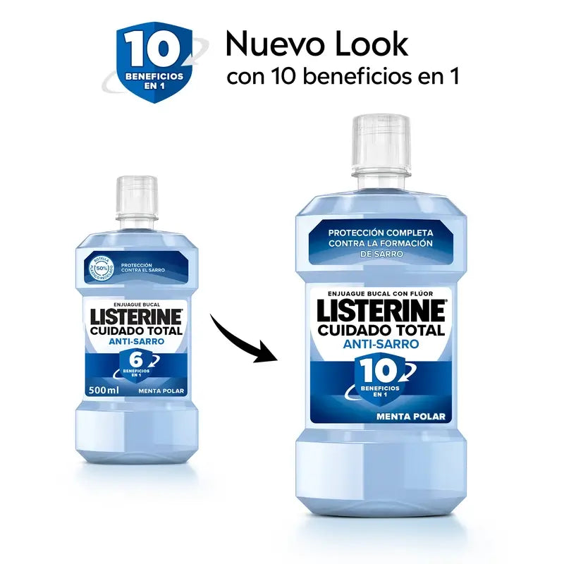 Listerine Duplo - Colutório Avançado Anti-Tártaro, 2 x 500 ml