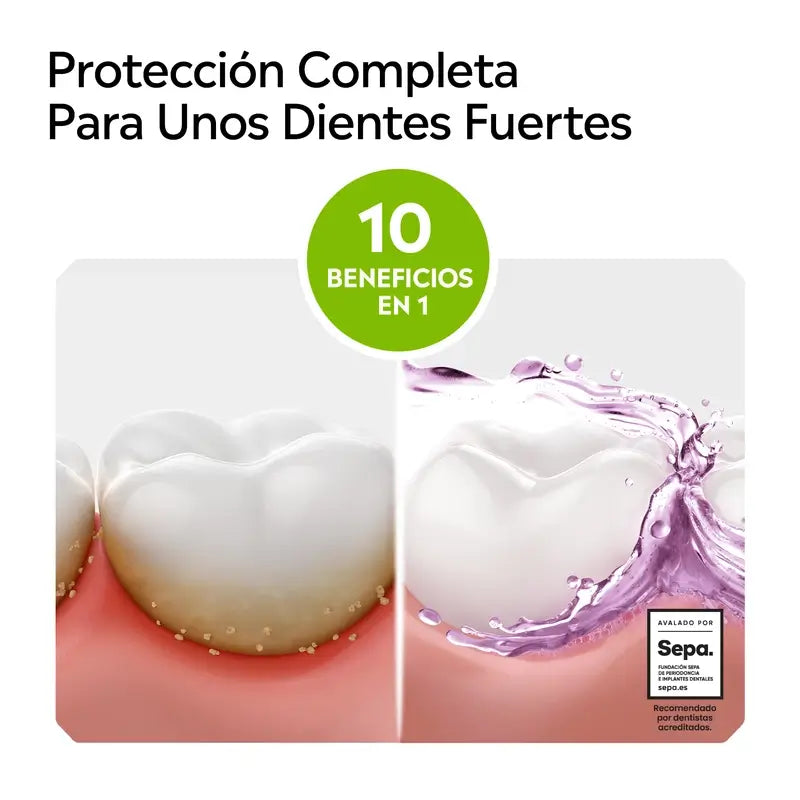 Listerine Duplo Total Care Colutório Sabor Suave, 2 x 500 ml