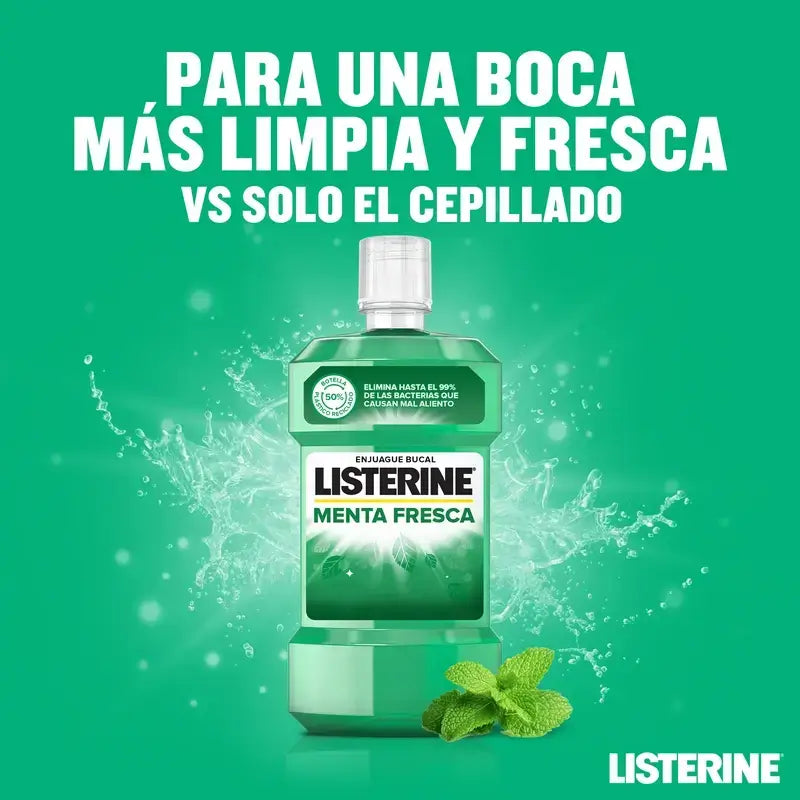 Listerine Duplo Colutório Menta Fresca, 2 x 500 ml
