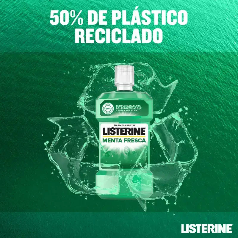 Listerine Duplo Colutório Menta Fresca, 2 x 500 ml