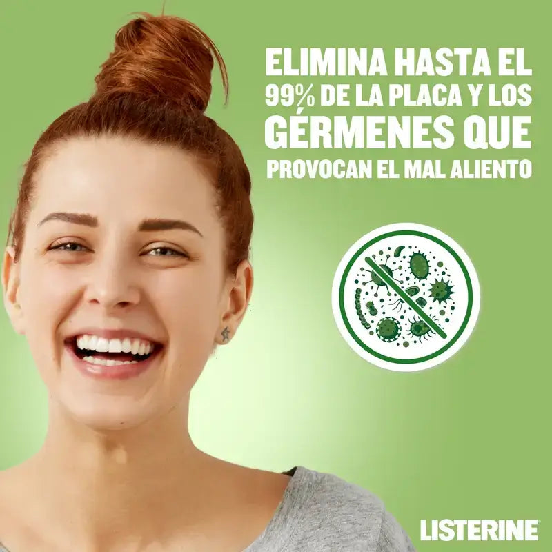 Listerine Duplo Naturals Colutório Gengival, 2 x 500 Ml