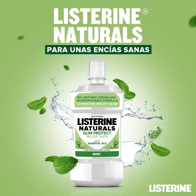 Listerine Duplo Naturals Colutório Gengival, 2 x 500 Ml