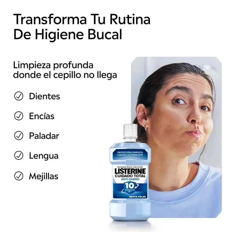 Listerine Total Care Colutório Anti-Tártaro Avançado, 500 ml