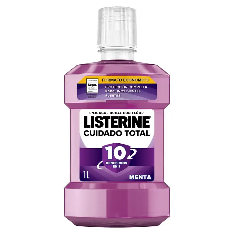 Listerine Total Care Colutório, Sabor a Hortelã-Pimenta, 1L