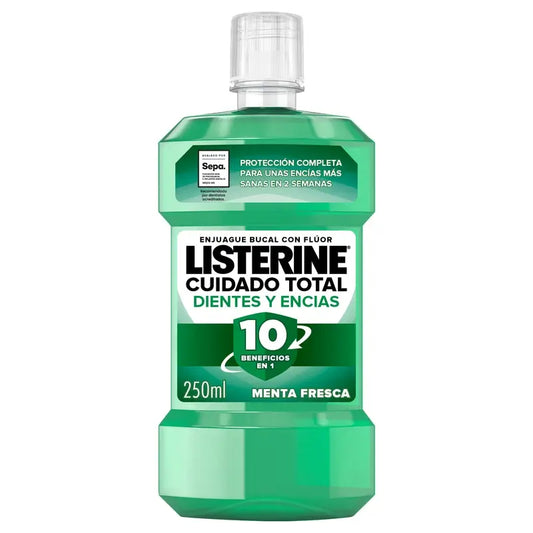 Listerine Colutório para Proteção dos Dentes e Gengivas, Hortelã fresca, 250 ml