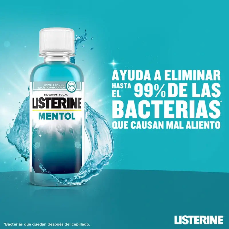 Listerine, Elixir Bucal com Mentol, 95 ml