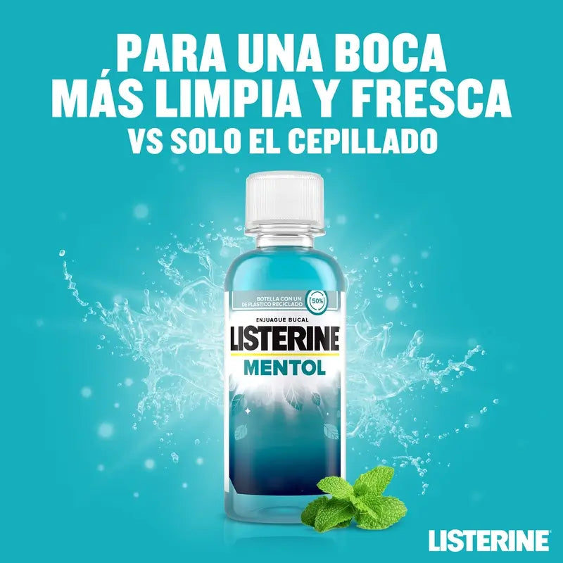 Listerine, Elixir Bucal com Mentol, 95 ml