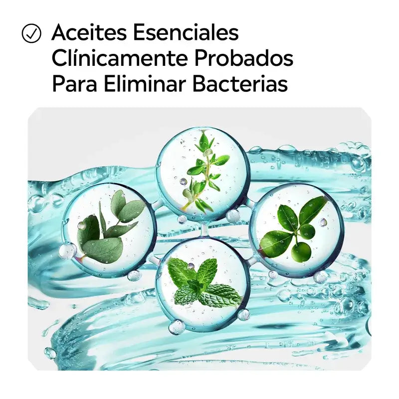 Listerine Colutório, Mentol Sabor Suave, Sem Álcool, Uso Diário, 500ml