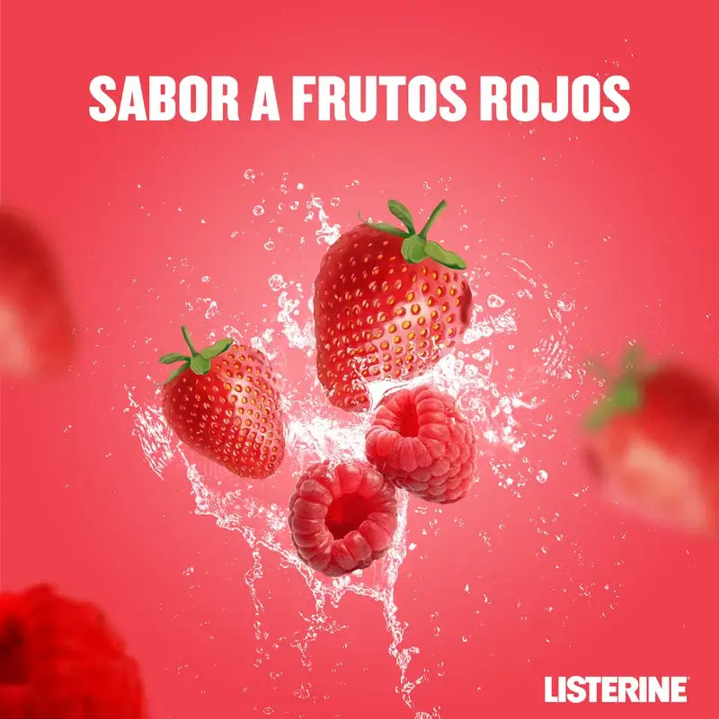 Listerine Colutório sem Álcool para Crianças, Proteção contra as Cáries, com Flúor, 500ml