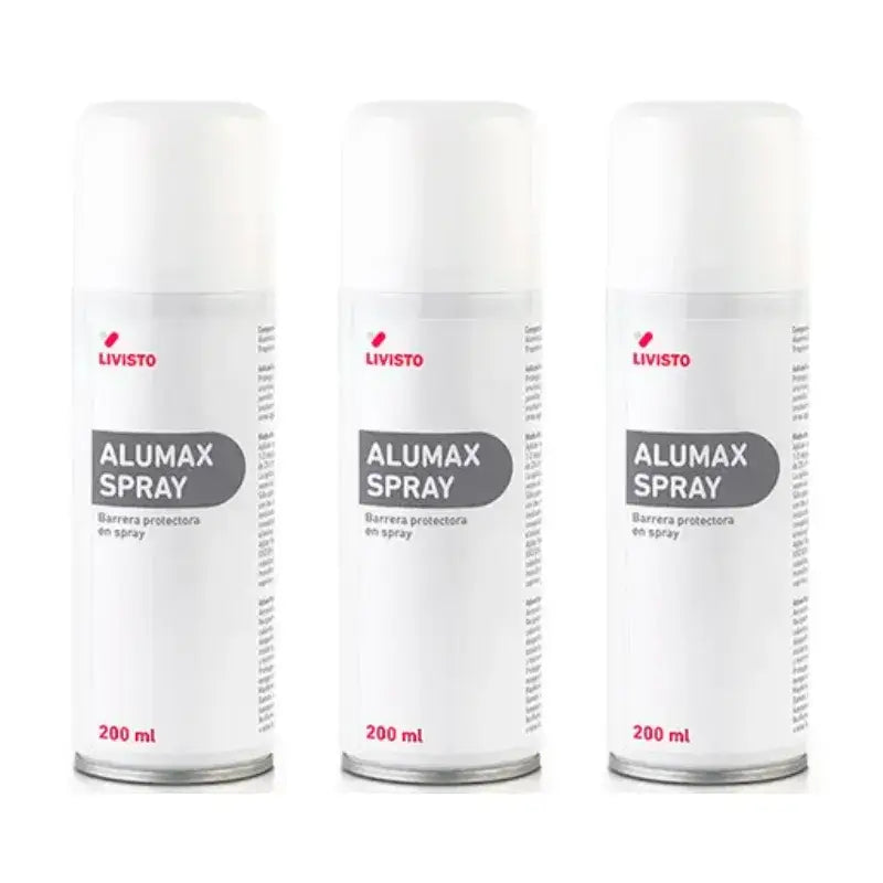 Livisto Alumax Spray, embalagem de 3 x 200 ml