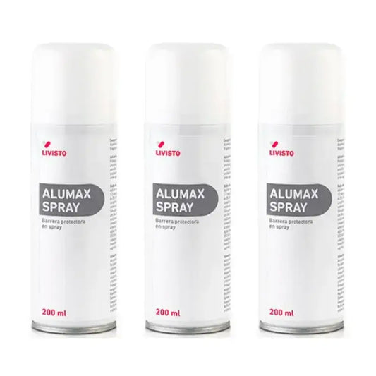 Livisto Alumax Spray, embalagem de 3 x 200 ml