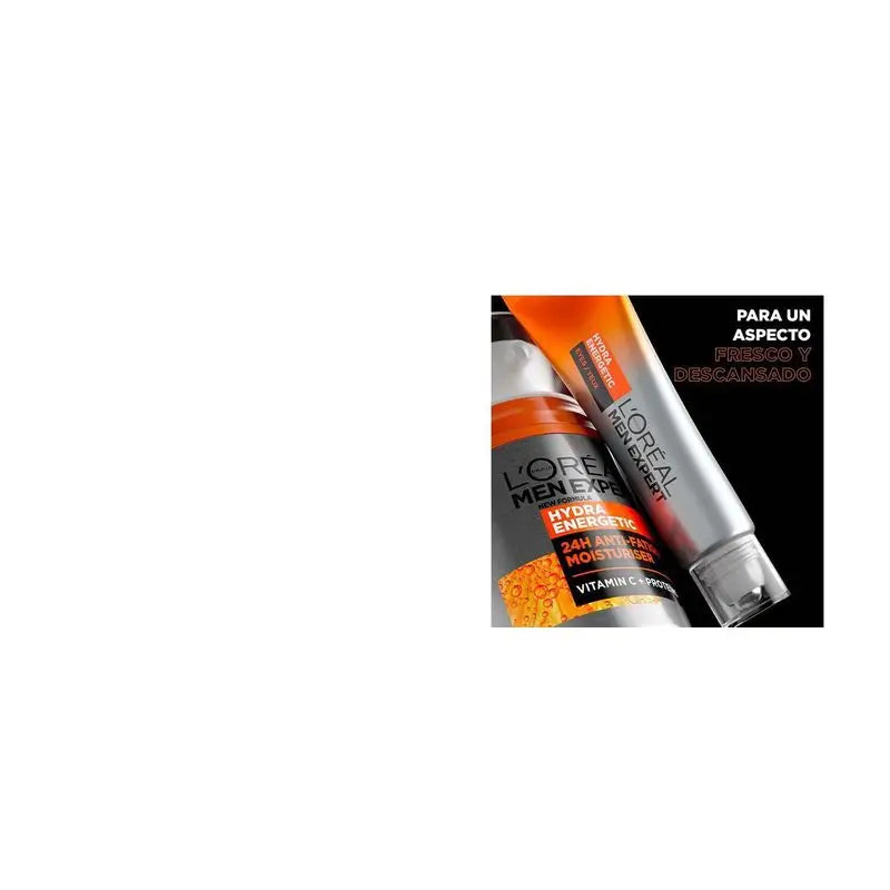 L'Oréal Paris Men Expert Hydra Energetic 24H Creme Hidratante Anti-Fadiga para Homem com Vitamina C e Proteínas - 50 Ml