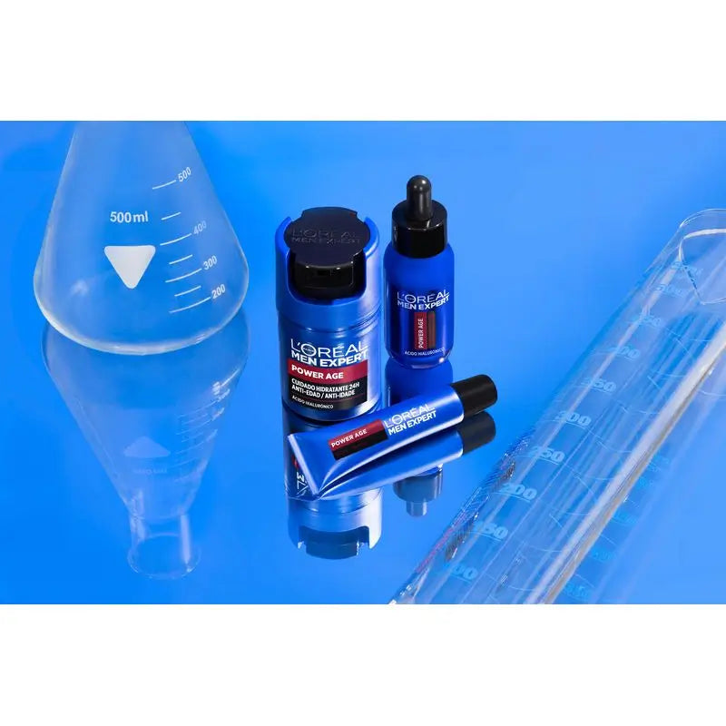 L'Oréal Paris Men Expert Power Age Contorno de Olhos Anti-Idade com Ácido Hialurónico [Nova embalagem Vitalift].