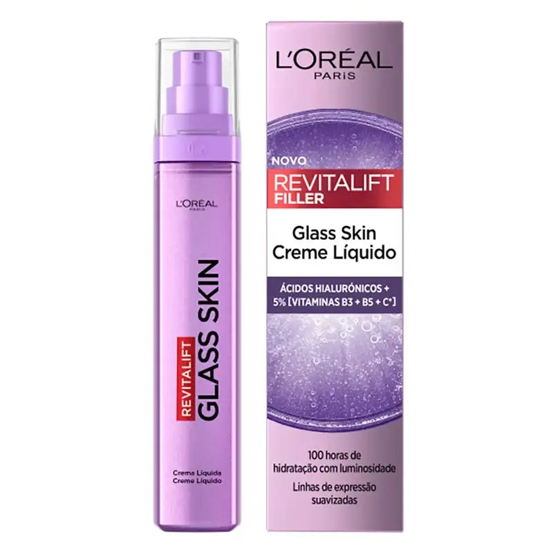 L'Oréal Paris Anti-Envelhecimento Revitalift Filler Creme Líquido para a Pele em Vidro, 50 ml