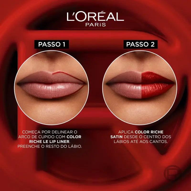 L'Oreal Paris Batom Vermelho Laranja 1980