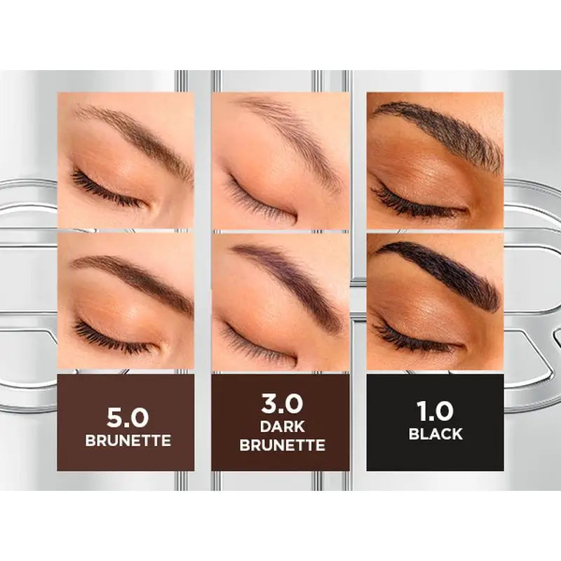 L'Oréal Paris Brow Colour Cor das Sobrancelhas Semi-Permanente 1.0 Preto