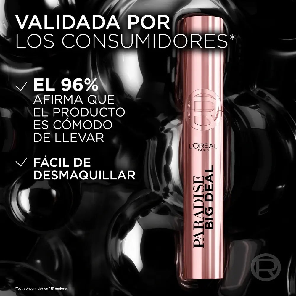 L'Oreal Paris Cosmetics Masc Paradise Big Deal Preto , 9,9 ml