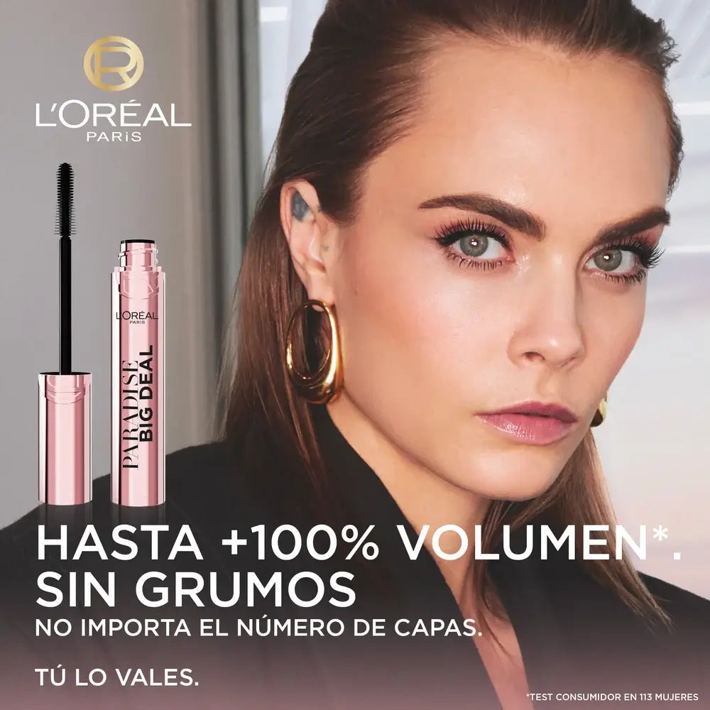 L'Oreal Paris Cosmetics Masc Paradise Big Deal Preto , 9,9 ml