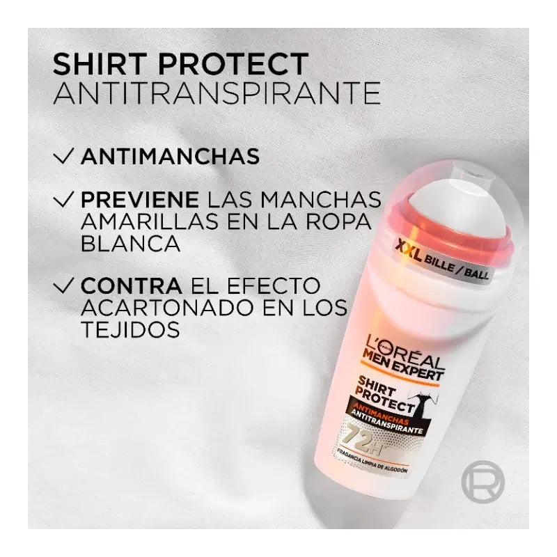 L'Oreal Paris Desodorizante Roll-On Anti-Pintas Homem 48H, 50ml