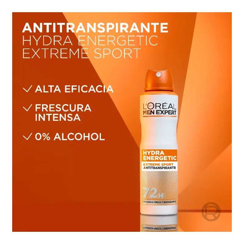 L'Oreal Paris Men's Hydra Energetic Sport Desodorizante Spray 150 ml