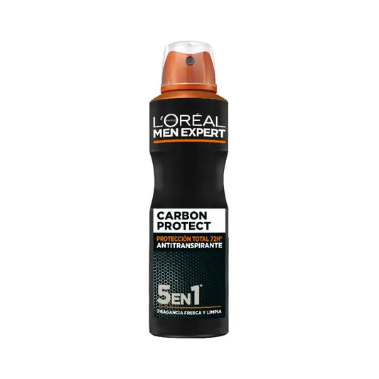 L'Oreal Paris Desodorizante em Spray, Proteção Total 48H, Para Homem, 150 ml