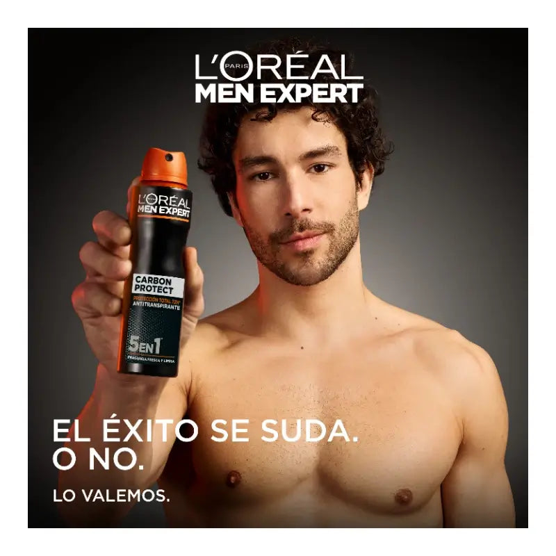 L'Oreal Paris Desodorizante em Spray, Proteção Total 48H, Para Homem, 150 ml